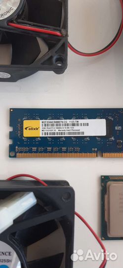 Процы1155+кулера+озу 2gb (на запчасти)