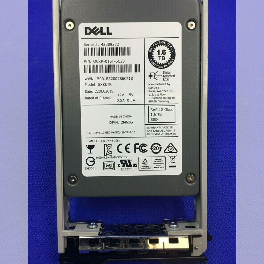 [2M61G] Dell 0 Sxkltk 1.6tb 2m61g