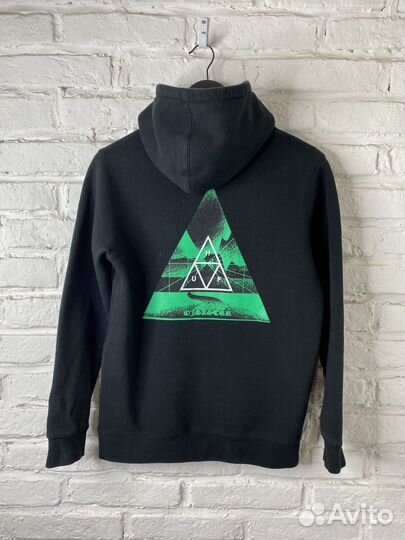 HUF SET triple disaster green hoodie