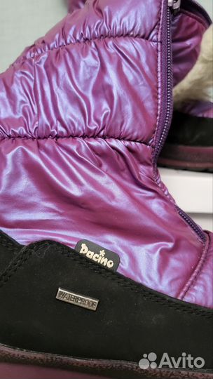 Сапоги зимние для девочки размер 35 дутики