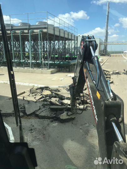 Услуги экскаватора погрузчика hidromek