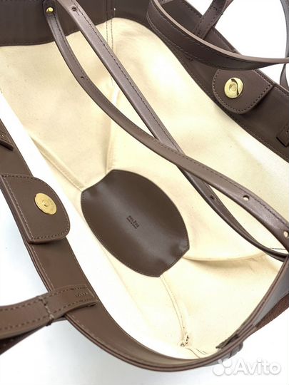 Polene сумка замша коричневая