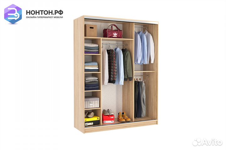 Шкаф-купе Бассо 5-600 дуб сонома