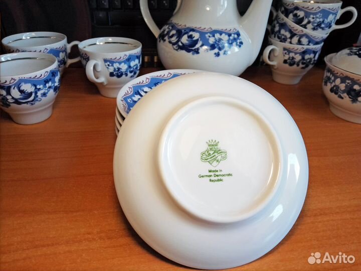 Сервиз кофейный jlmenau гдр на 6 персон
