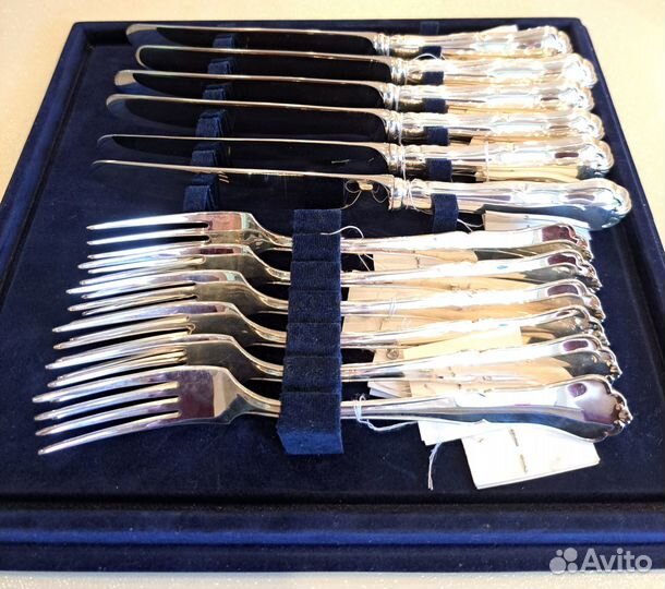 Новые наборы столового серебра с этикетками