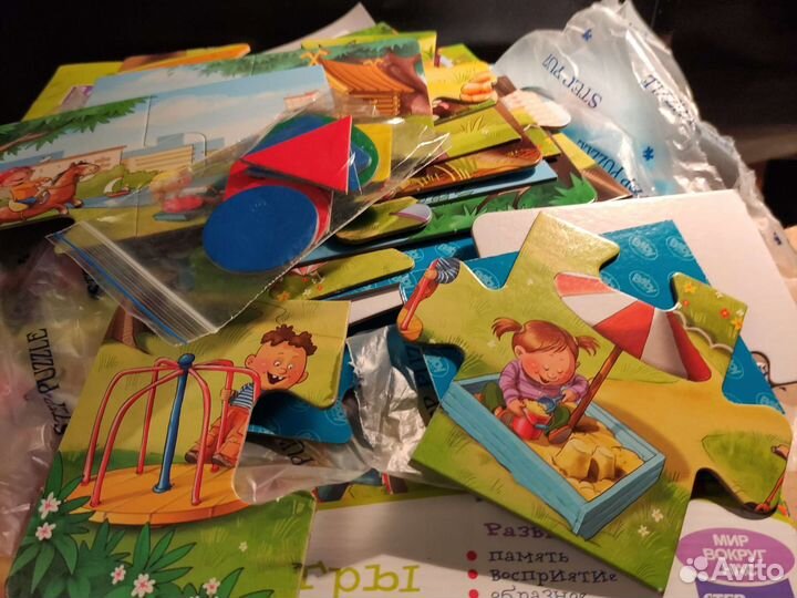 Пазл-лото Step Puzzle напольное На прогулке(новые)