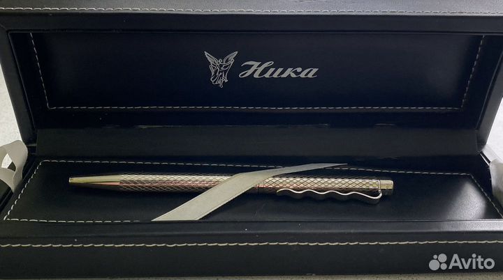 Ручка шариковая подарочная Ника с бриллиантом