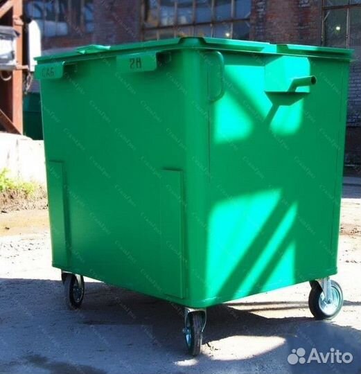 Контейнер мусорный 8м3, 1.1м3, 0.75 м3 H11579