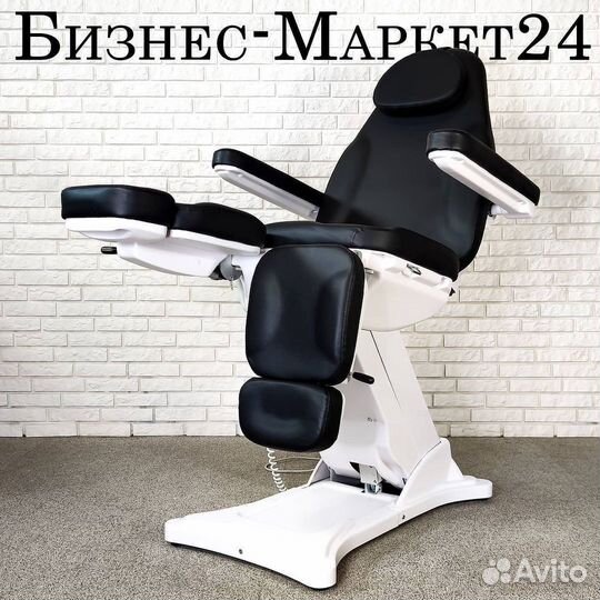 Педикюрное кресло Adel Black, 3 мотора DL-2937