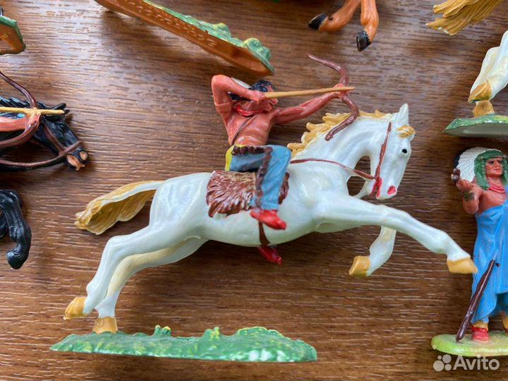 Индейцы elastolin солдатики