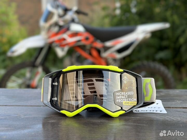 Очки для мотокросса scott 100 fox