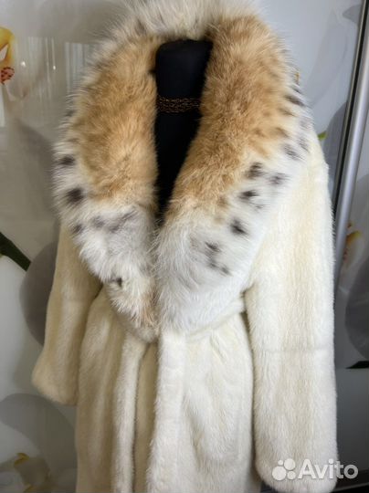 Норковая шуба с рысью