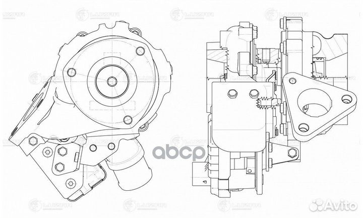 Турбокомпрессор LAT1013 luzar