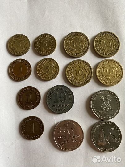 Немецкие монеты и приднестровье
