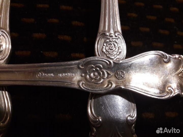 Мельхиоровые ложки, вилки СССР