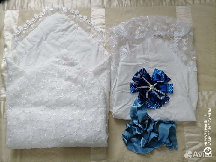 Конверт одеяло на выписку весна-осень-зима