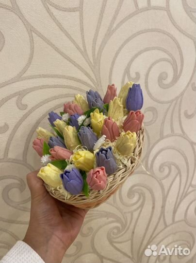 Мыльные цветы букет