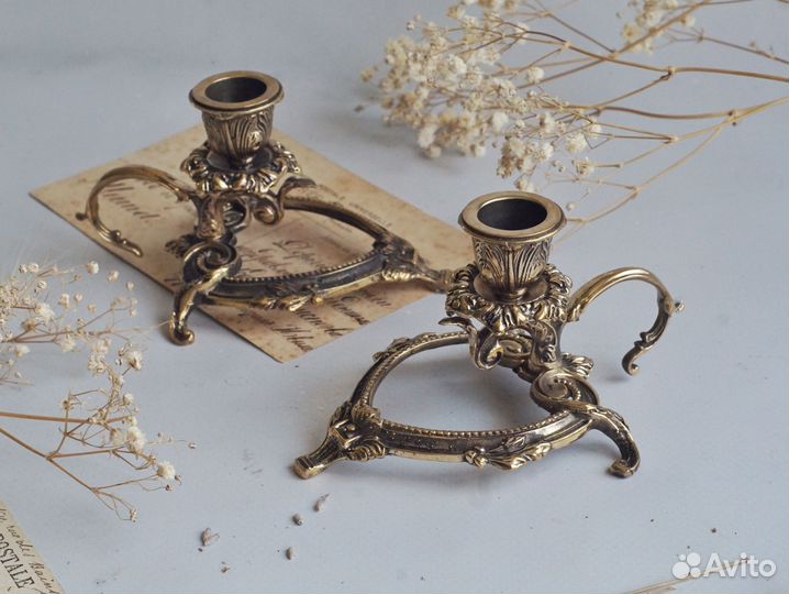 Подсвечник бронза ручная работа