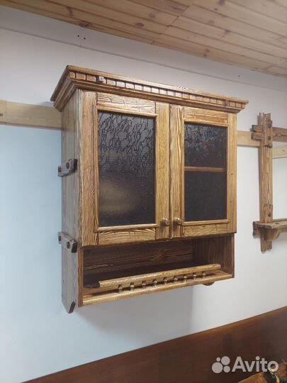 Полка из дерева под старину