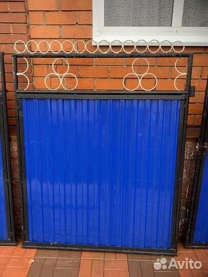 Металлические ворота бу