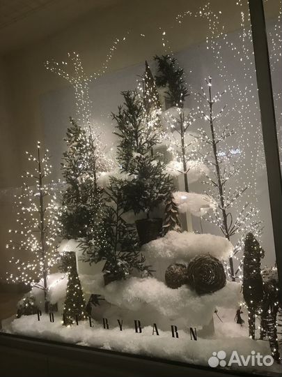 Новогодний декор пакетом