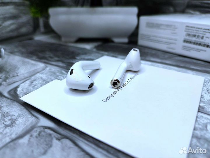 Airpods 2 Premium iOS 16 Новые Гарантия + Чехол