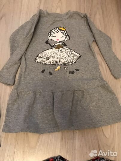 Одежда пакетом для девочки 4-5 лет