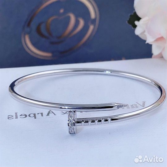 Браслет Cartier, маленькая модель, белое золото 0