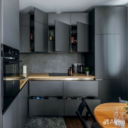 Современная кухня на заказ мдф фасады