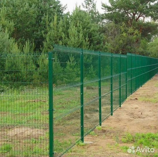 Забор из сварной сетки