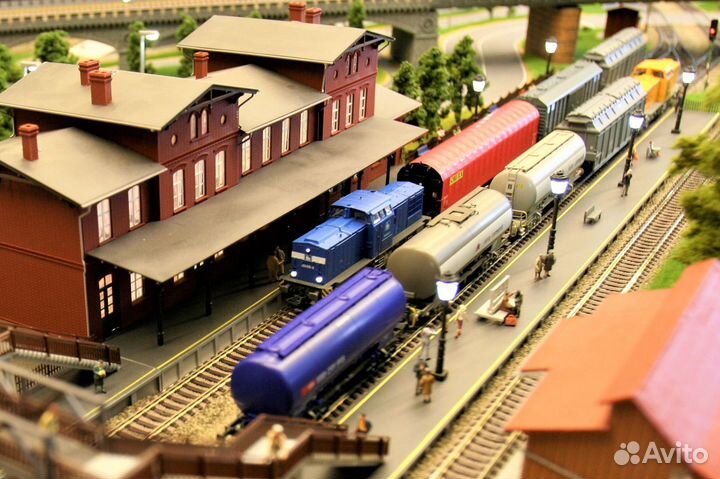 Макет железной дороги с цифровым управлением