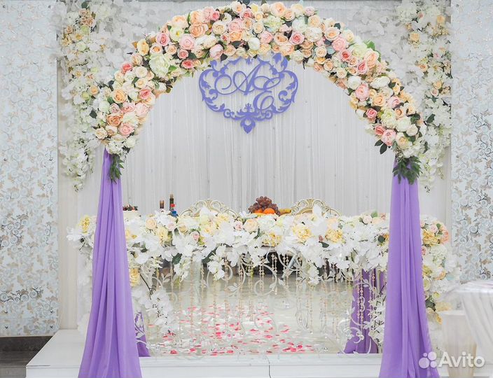 Оформление свадеб, юбилеев. Свадебный декор. Арка