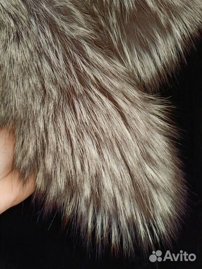 Шуба мутоновая 44 46 черная