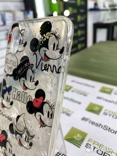 Чехол с Мики-Маусами для iPhone X/Xs