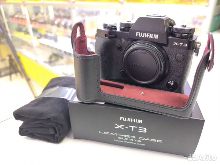 Чехол кожаный Fujifilm BLC-XT3 для Fujifilm X-T3