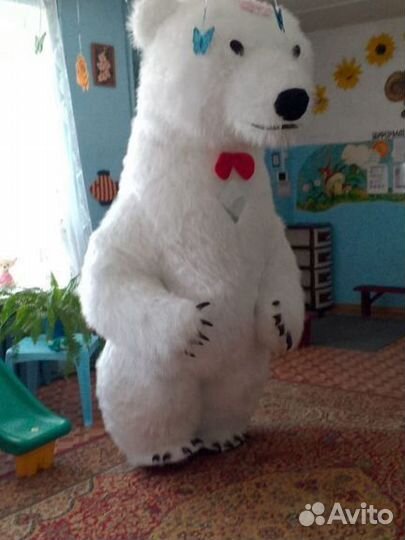 Белый мишка поздравление