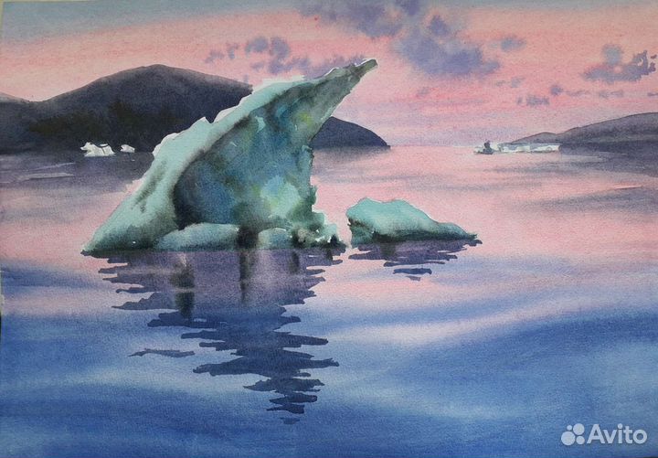 Картина акварель