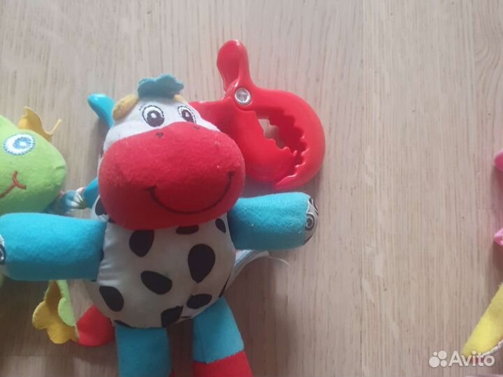 Мягкая игрушка для самых маленьких на прищепках