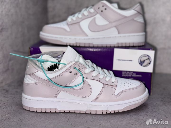 Кроссовки Nike Dunk low pink 37-41