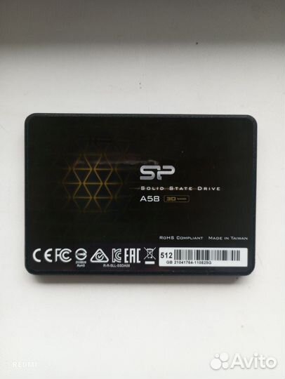 Жесткий диск SSD 2.5 512 gb