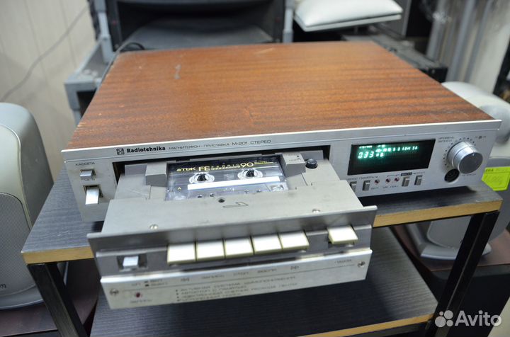 Радиотехника магнитофон-приставка М-201 стерео