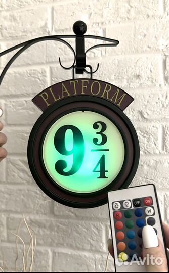 Светильник ночник с пультом Гарри Поттер Harry