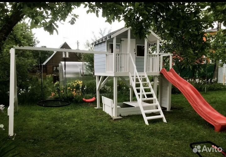 Детский игровой домик уличный