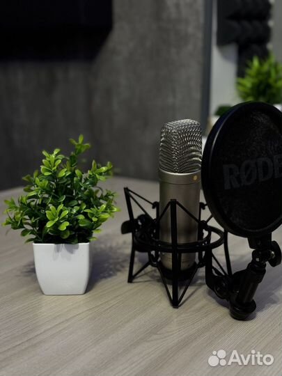 Студийный микрофон и звуковая карта