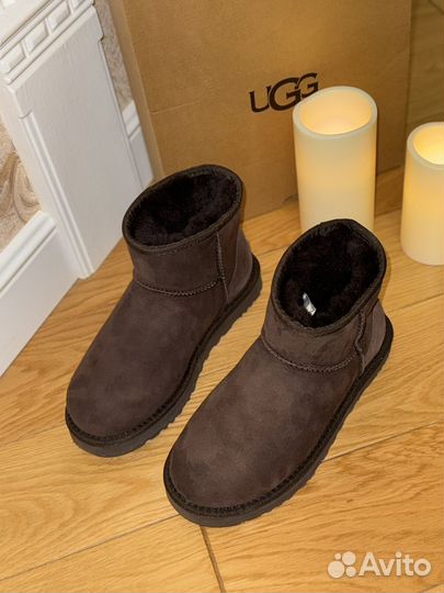 UGG classic mini коричневые