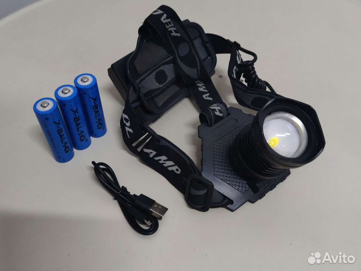 Налобный фонарь X-Balong P70, диод XHP70