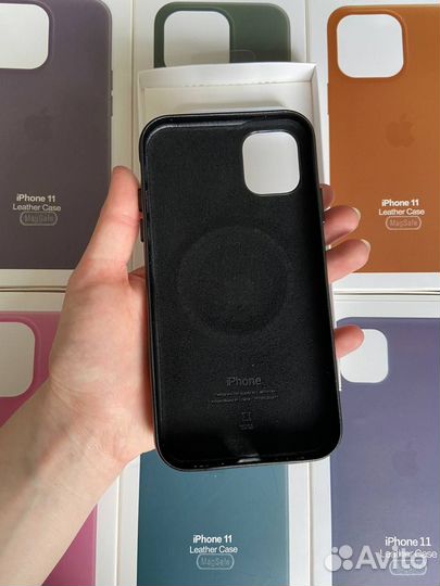 iPhone 11 MagSafe Premium Leather Case