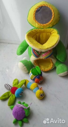 Игрушка Лягушка с насекомыми