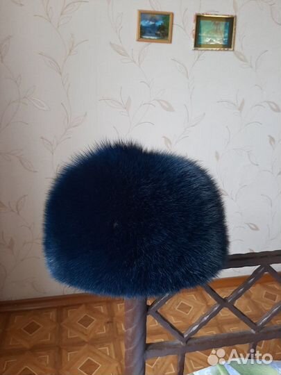 Шапка из меха песца