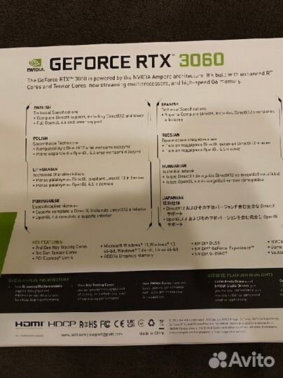 Palit nvidia geforce rtx 3060 dual (LHR) 12 gb